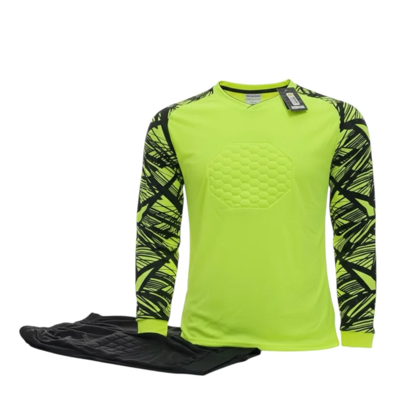 Soccer goalkeeper jersey set WS1999, black, size XXL