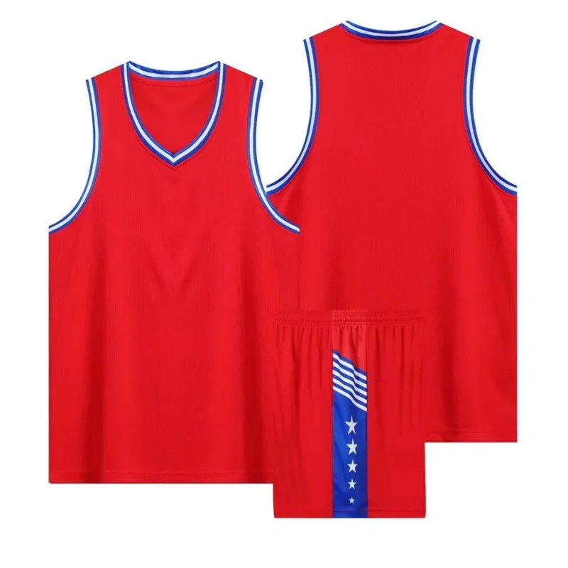 Boys' tracksuit WS0753, red, size L