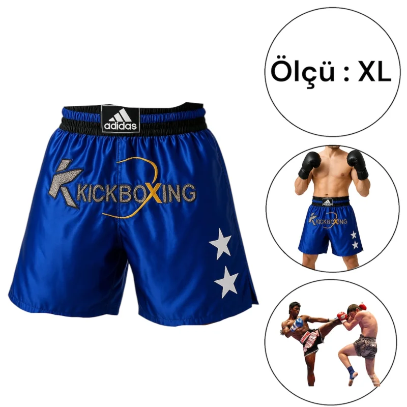 Kickboxing shorts WS1245, blue, size XL