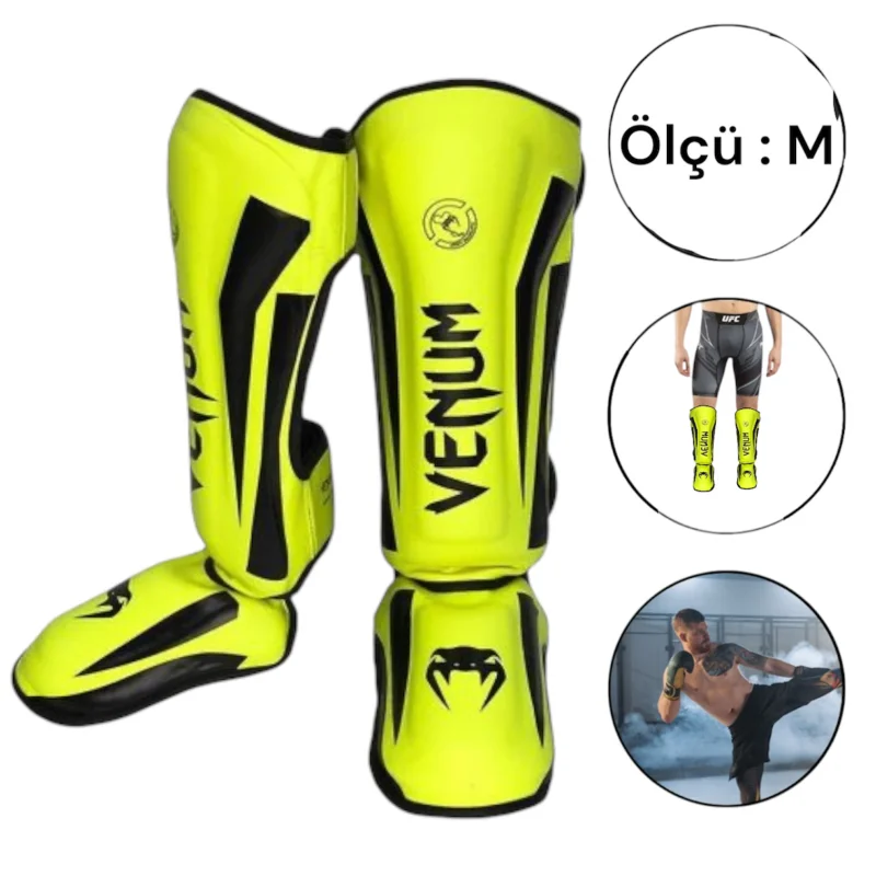 Futlar kikboks üçün Venum WS1217, fosfor, ölçü M