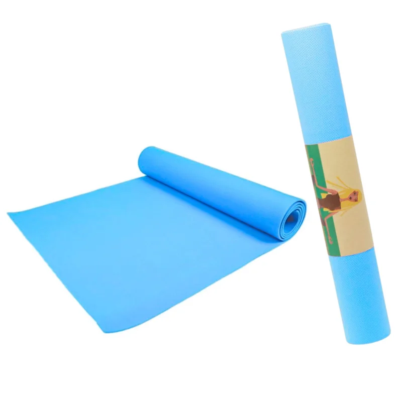 Yoga mat Eva WS0722, blue, 173x61x0.8 cm