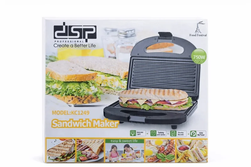 Sandwich maker DSP KC1249 750W