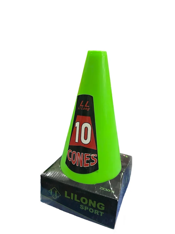 Exercise cones WS0491, 23 cm, colorful, 10 pcs.