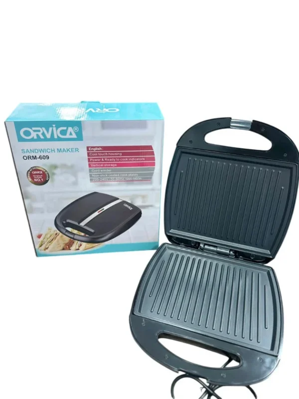 Устройство для приготовления сэндвичей ORVICA ORM-609 с антипригарным покрытием