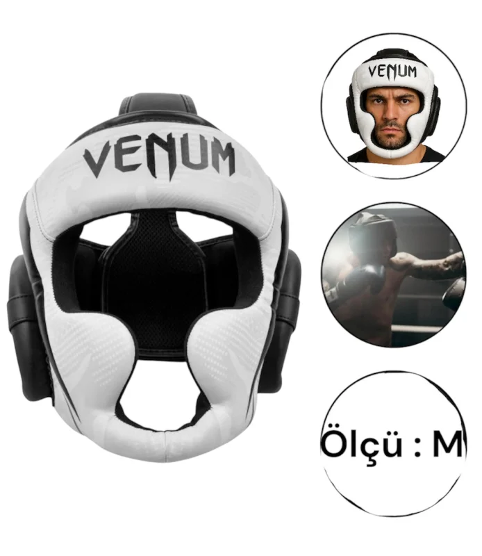 Safety helmet WS1180, artificial leather, white, size M