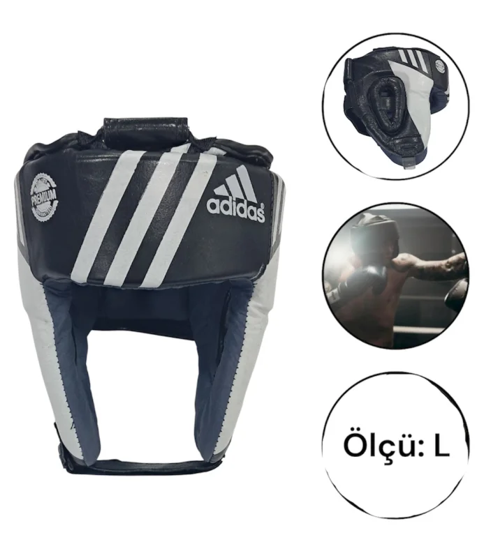 Protective helmet WS1157, leather, black, size L