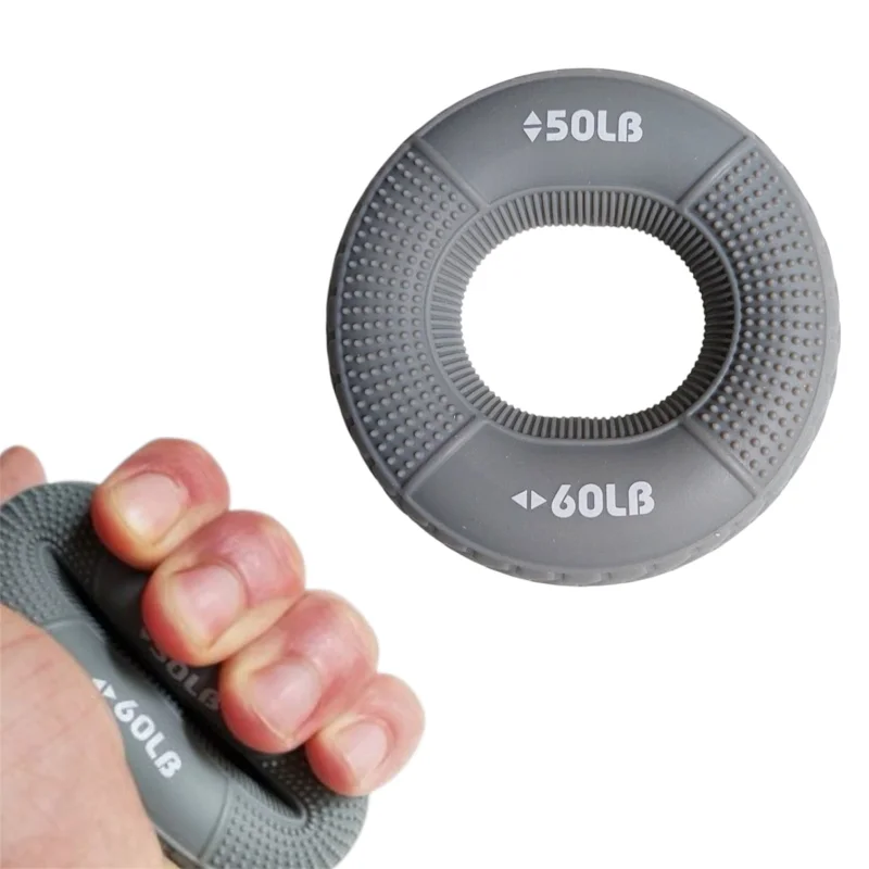 Wrist expander, 50lb-60lb, gray - WS1372