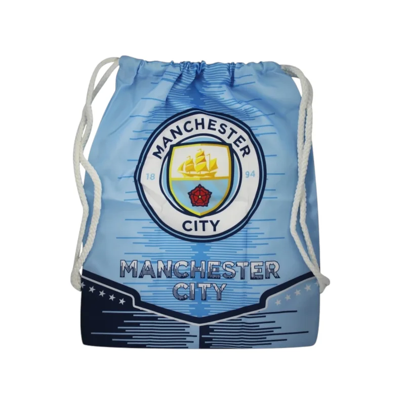 Shoe bag Manchester City WS1338, fabric, blue