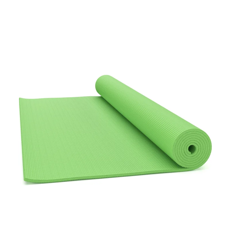 Yoga mat WS0706, green, 173x61x0.6 cm
