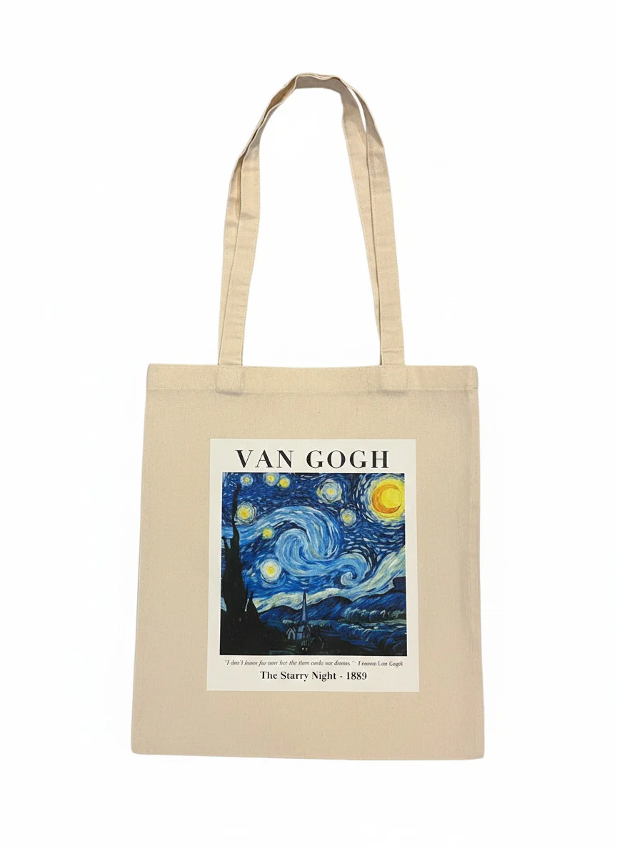 Çiyin çantası Eco Bag VAN GOGH 35x40sm