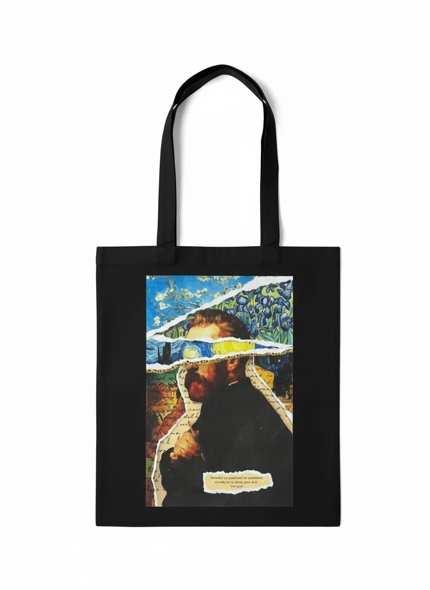Çiyin çantası Eco Bag COLLAGE 35x40sm