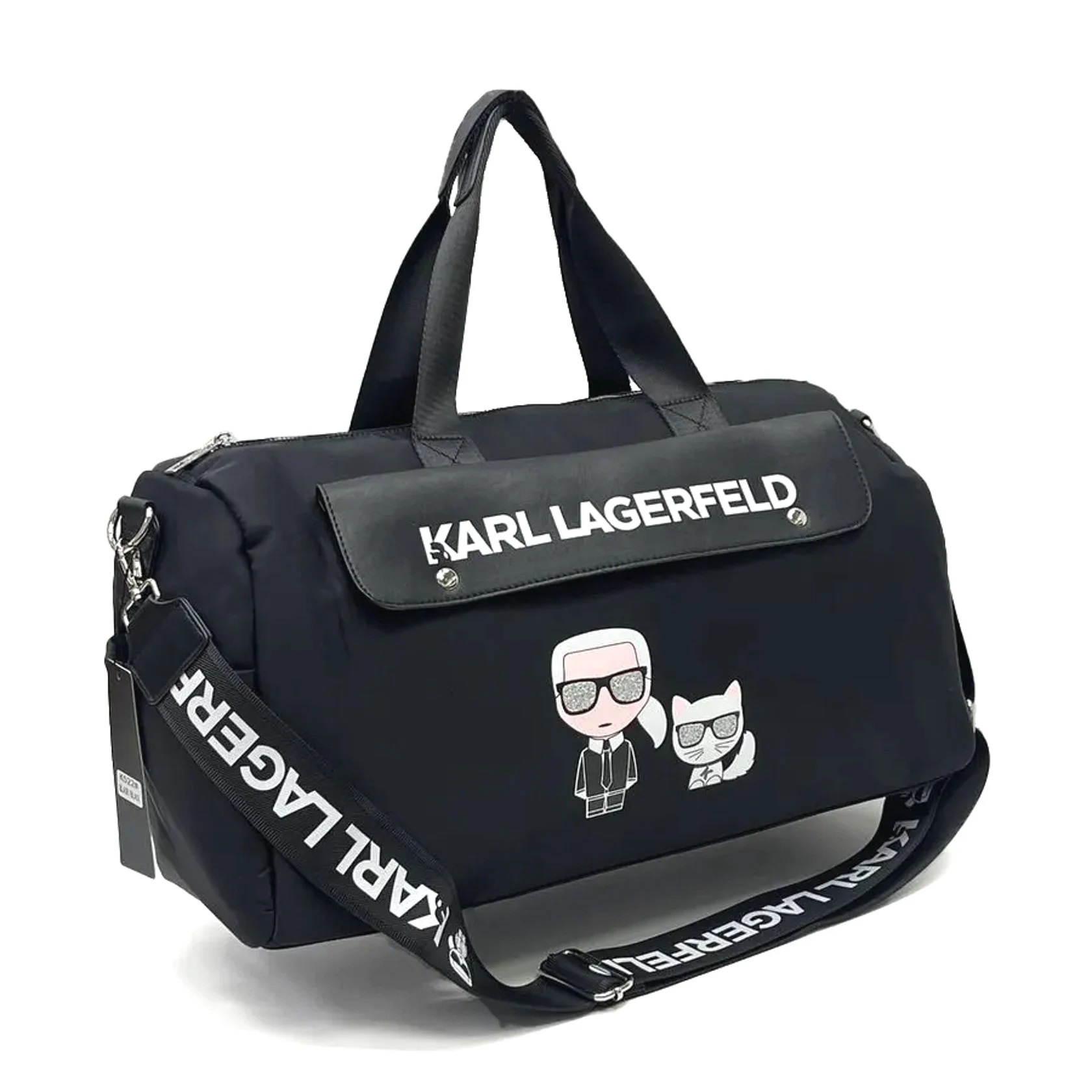 Səyahət çantası Karl Lagerfeld KSMRTSHh26JRD, qara