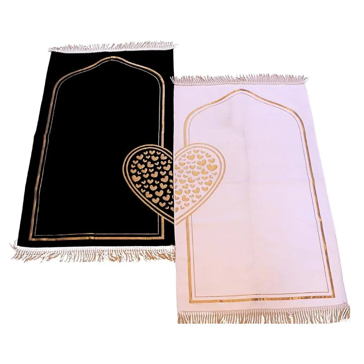 Namaz xalçası dəsti B0D843MLQ5, ağ/qara