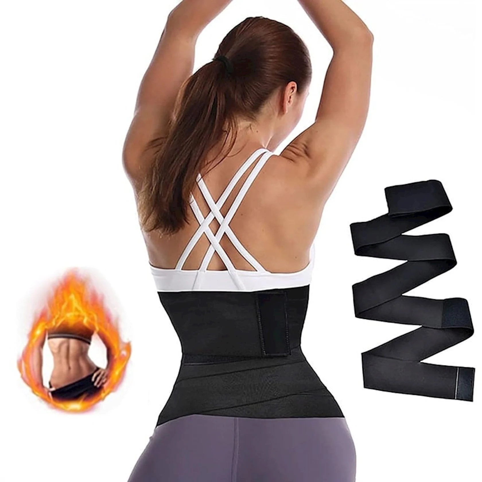 Slimming belts and knitwear