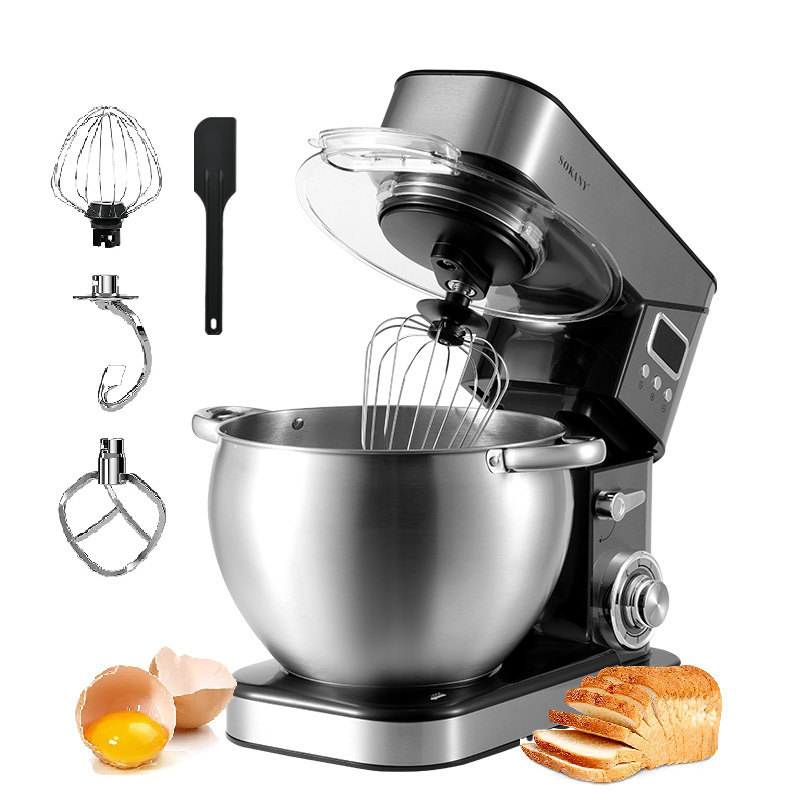 Sokany SC-623E Stand Mixer – 2000W Power | 10L Stainless Steel Bowl | 6 Speed Digital Dough Mixer