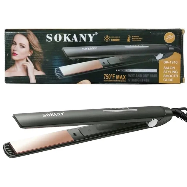 SOKANY SK-1910 Hair Multistyler – 50W, Ceramic Coating
