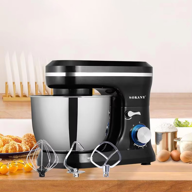 SOKANY SK-271 Çoxfunksiyalı Mikser – 1200W, 5L Qab, Xəmir Yoğurma və Çırpma Funksiyası