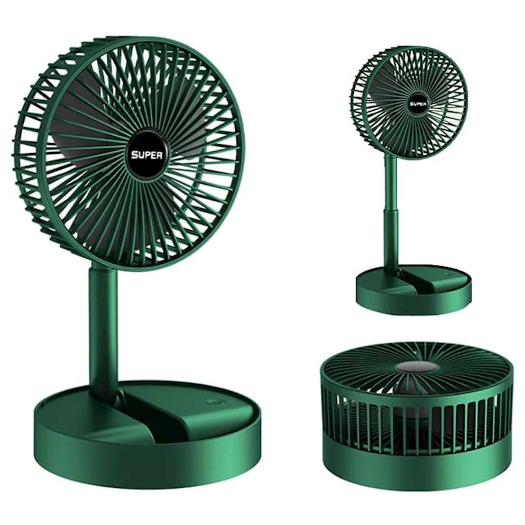 Mini ventilyator Super, yaşıl
