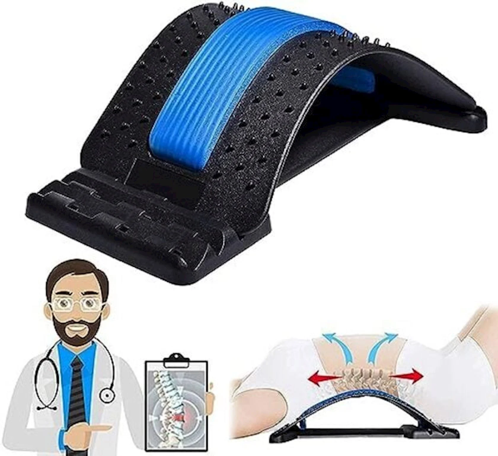 Bel üçün massajlı idman aləti Magic Back Support PR1396
