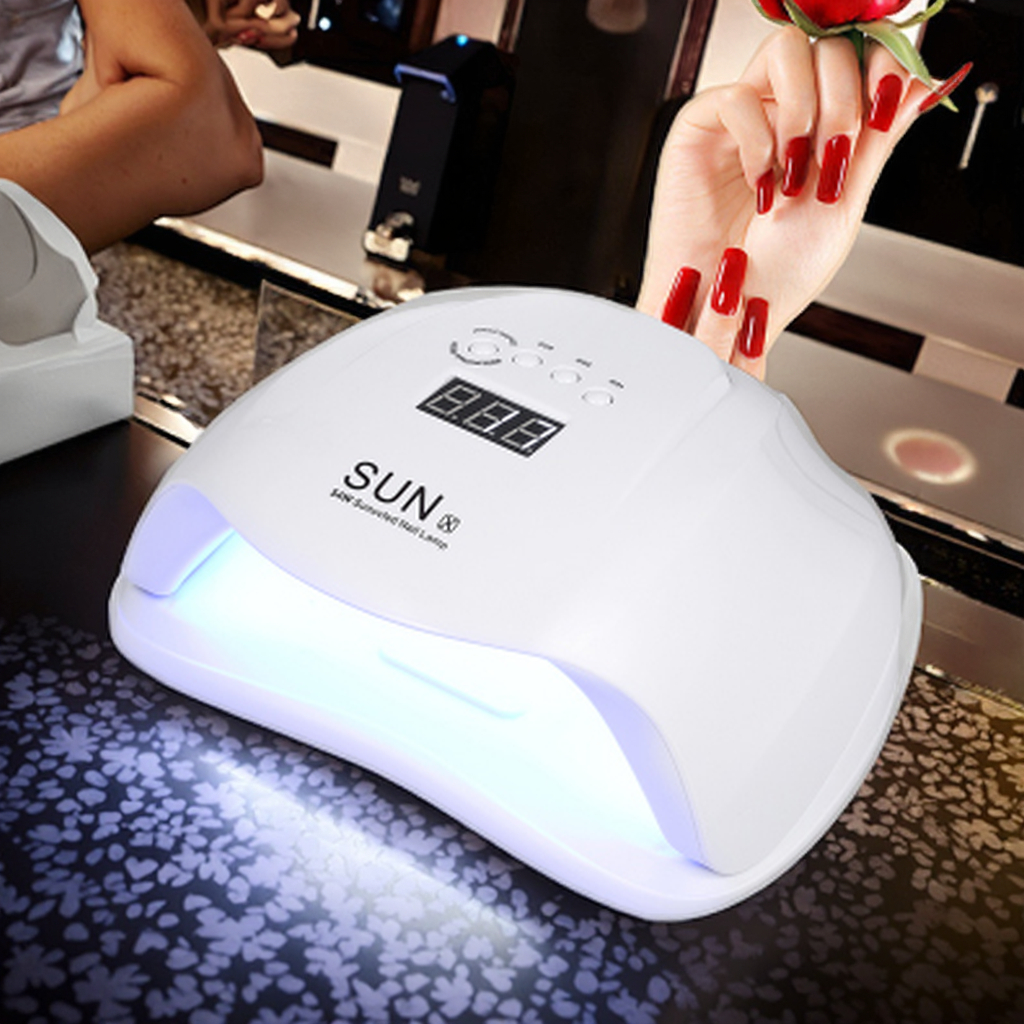SUN X 54W Мощная UV/LED лампа для ногтей с быстрой сушкой гель-лака (для маникюра)